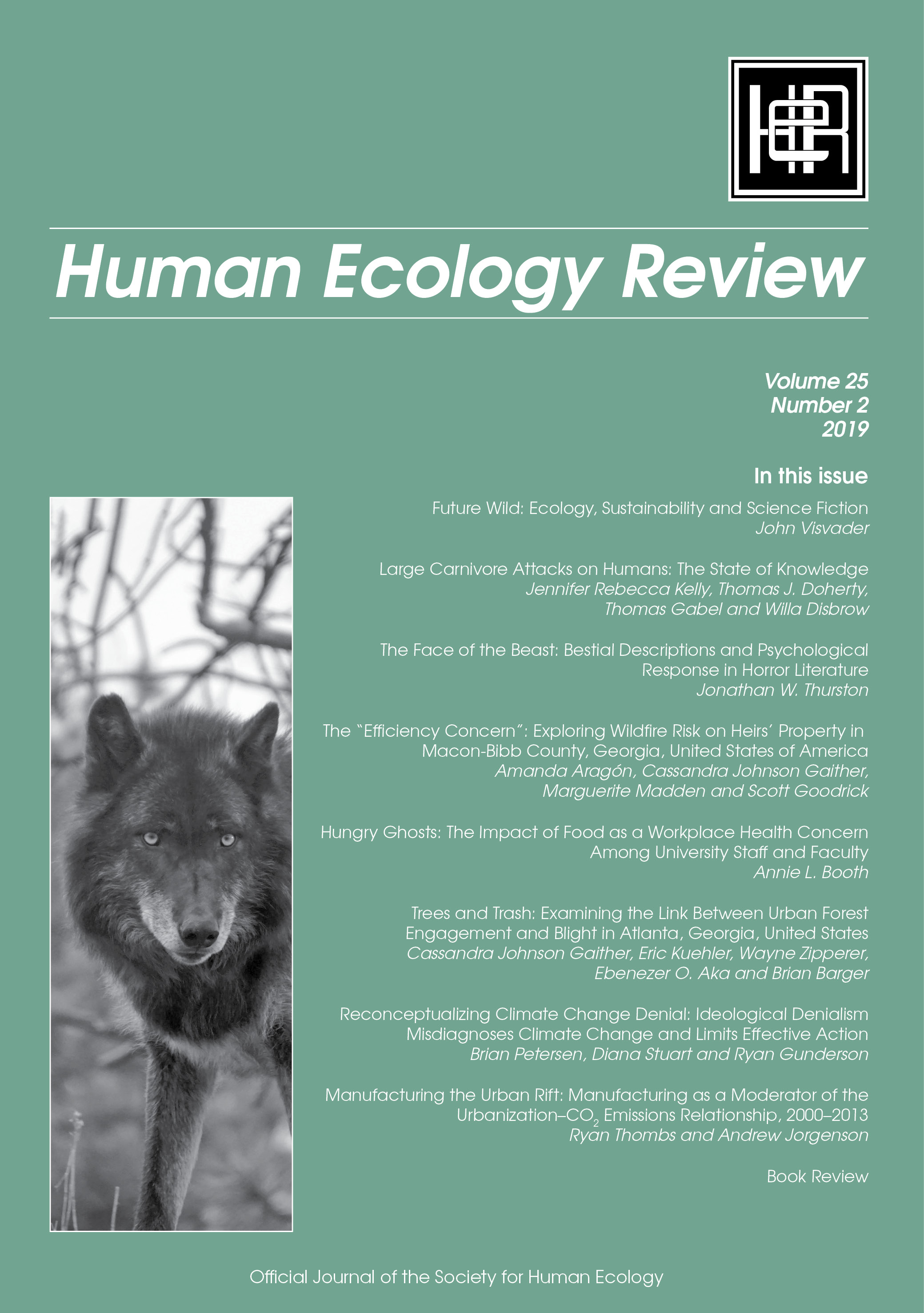 MSU Sociology/ Animal Studies dominate latest HER issue